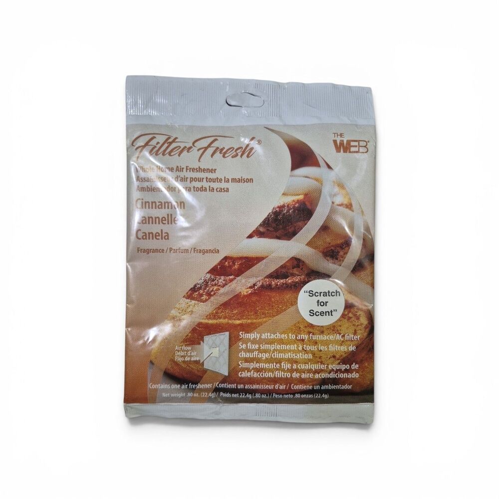Filter Fresh Whole Home Cinnamon Air Freshener AC Furnace Filter House Scent